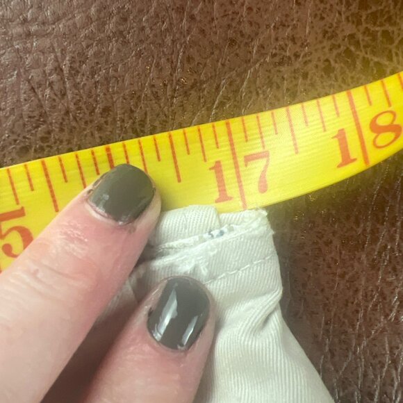 Abercrombie & Fitch Mens Kakhi Cotton Cargo Shorts 32 Waist With Pockets Y2K 90s - Picture 8 of 11